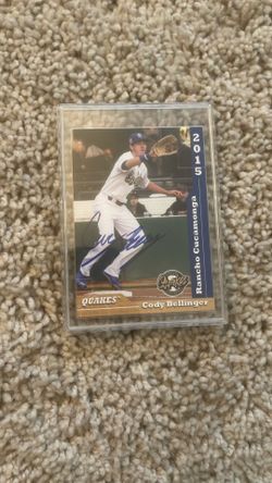 Cody Bellinger Signed Quakes Card