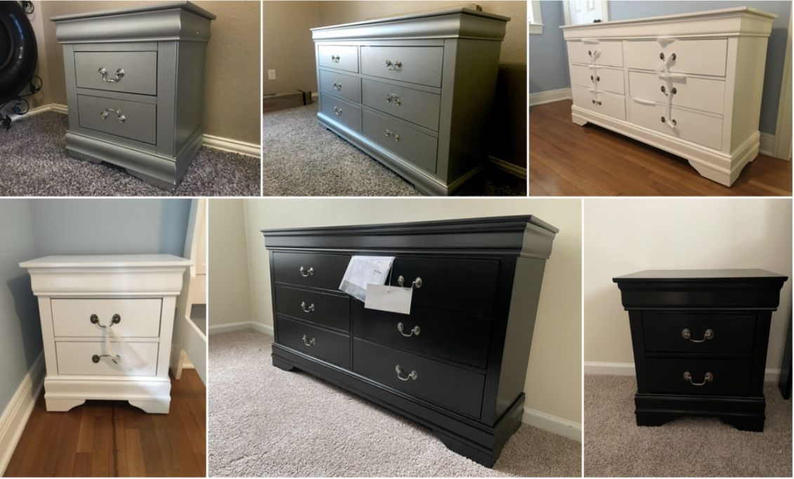 DRESSERS , NIGHTSTANDS AND CHESTS..INDIVIDUALLY PRICED !! BRAND NEW IN