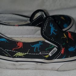 Vans Toddler Size 8c Dinosaur Shoes