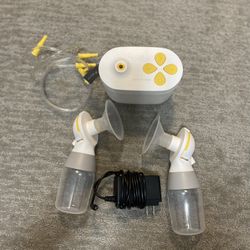 Medela Pump With A Bottle Bag