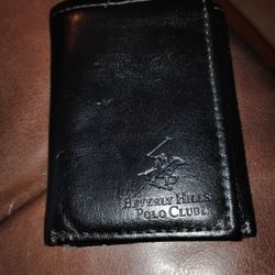 Black Leather Wallet 