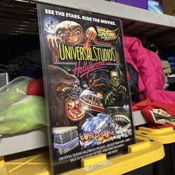 Universal Studios Hollywood Ride The Movies Retro Logo 30th Anniversary Poster