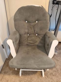 Glider Rocking Chair with Ottoman