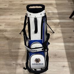Golden Blue Golf Bag