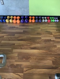 Spri dumbbells sold as set $400