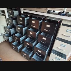 Letter Size Metal File Cabinet With Key $80 Each 