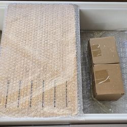 33" x 20" Rectangular Workstation Farmhouse / Apron Front Double Bowl Fireclay Kitchen Sink, White