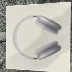 Silver Headphones 