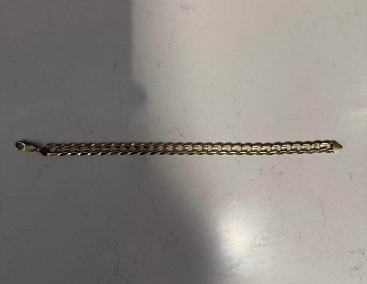 10k Solid Yellow Gold- 9”- 17 Gram Curb Link