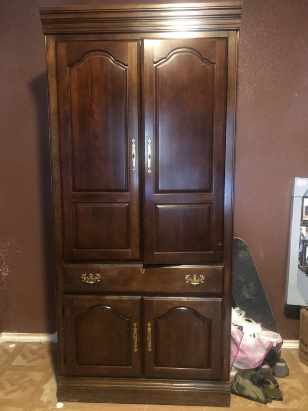 Tall cabinet / tv hideaway for Sale in San Antonio, TX ...