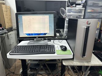 HP Desktop PC -1TB Hard Drive - Monitor - Keyboard & Mouse 