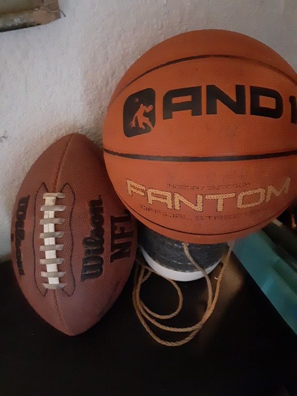 Wilson NFL Football & Basketball Both for $24.00 (Serious Buyers)Cash Only First Come First Served