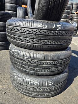 215/70/15 (4) tires like new 90% life
