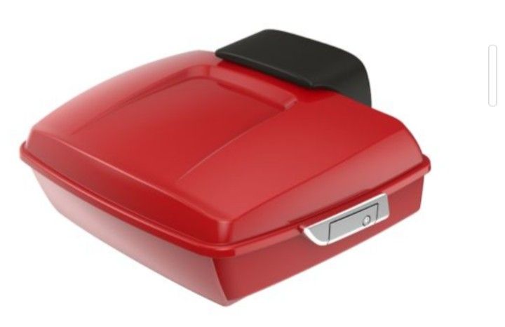 Harley Davidson Advanblack Billiard Red Chopped Tour Pack