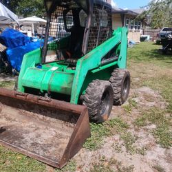 Bobcat And Trailer 