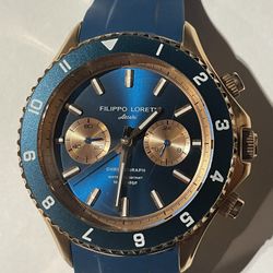 Flippo loreti Watch ASCARI INDIGO ROSE GOLD RUBBER