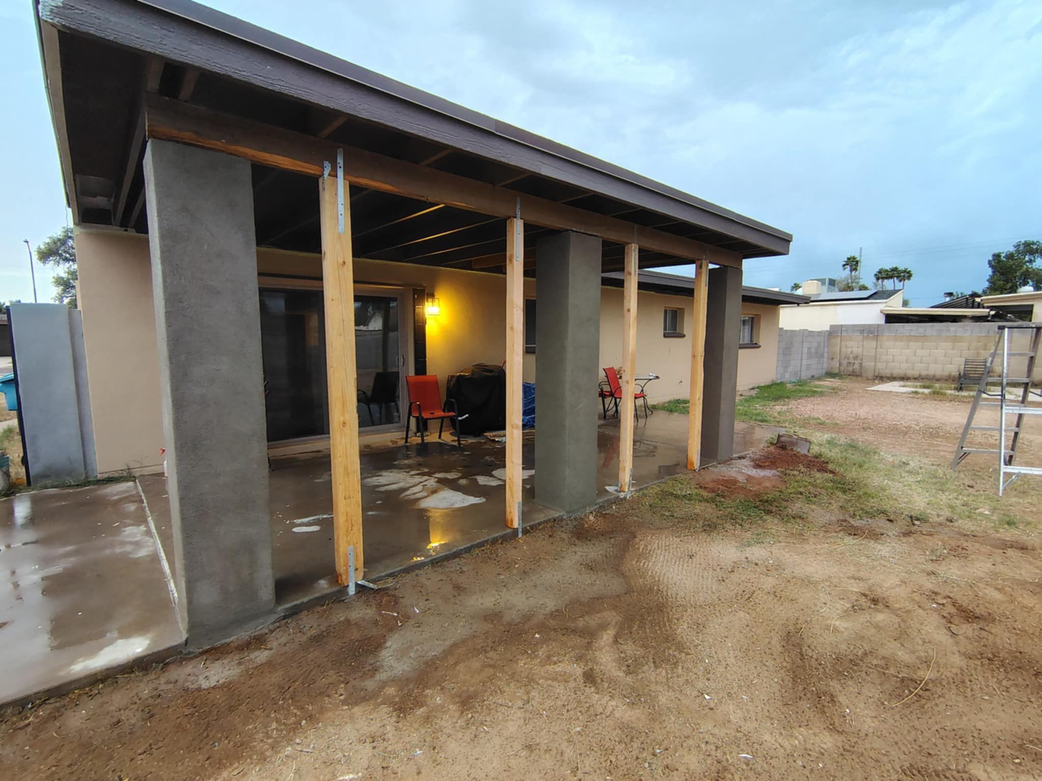 Masonry Block Walls / Fence  Block. And Stucco