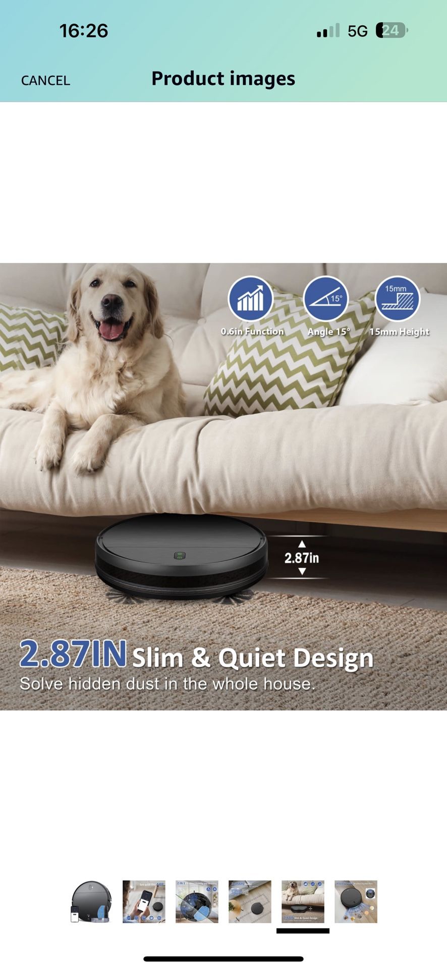 MAMMV BR151 Robot Vacuum