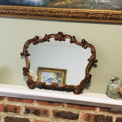 Small Antique Mirror 