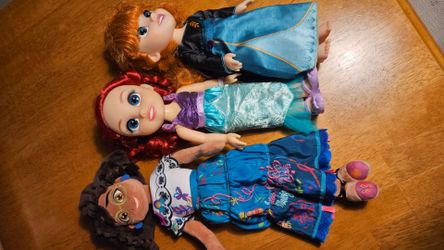 Disney Princess Dolls Lot of 3