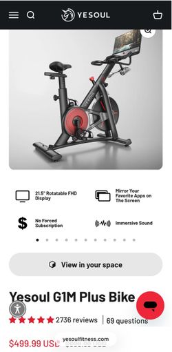 Yesoul Fitness Indoor Bike