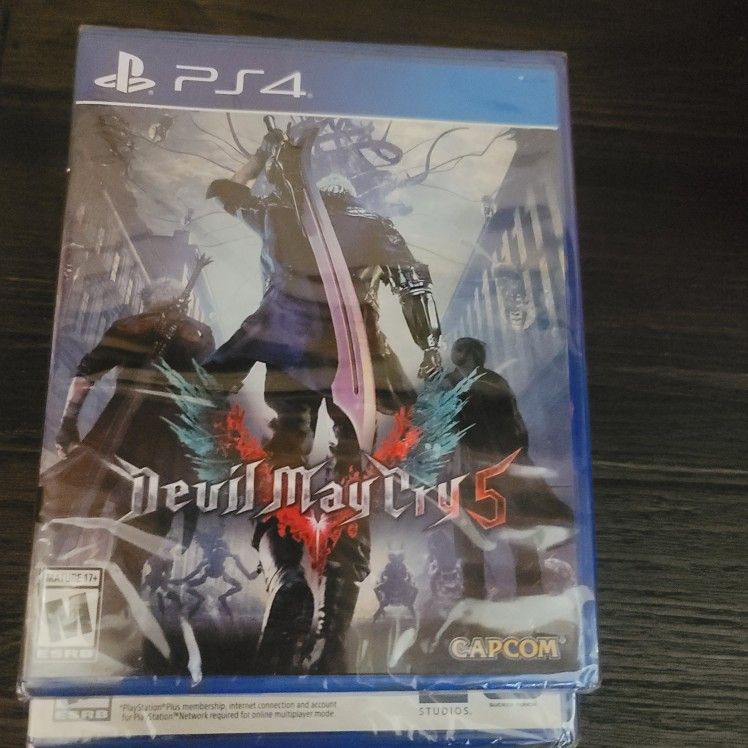 DEVIL MAY CRY 5 NEW, UNOPENED, & FACTORY SEALED PS4