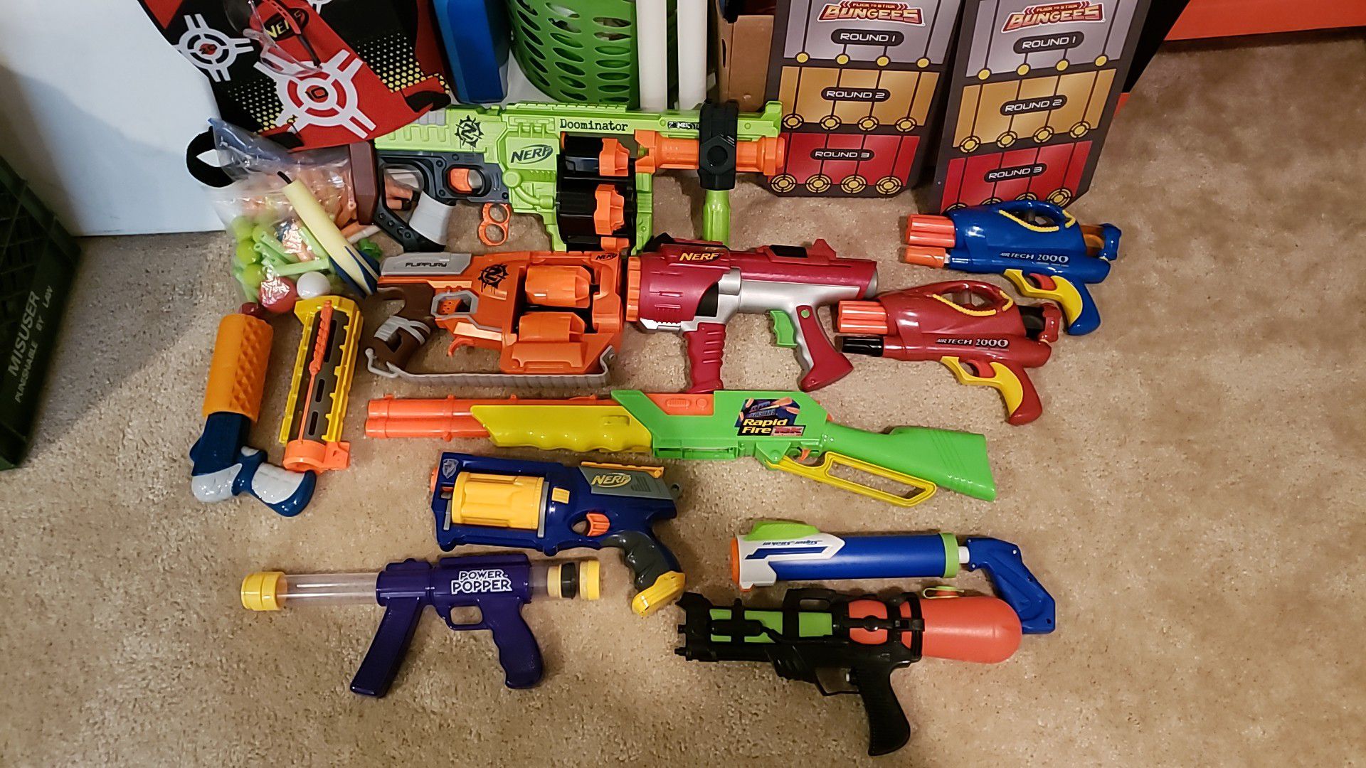 Lot of Nerf Guns and extras