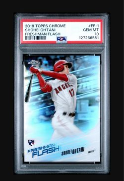 2018 Topps Chrome Freshman Flash RC Shohei Ohtani #FF-1 PSA 10 Rookie Card