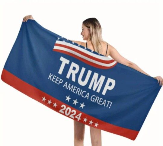 NEW: TRUMP TOWEL 58" X 29"