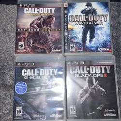 CALL OF DUTY GAMES Bundle Ps3