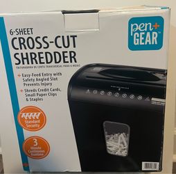 Cross-cut Shredder 6-sheet