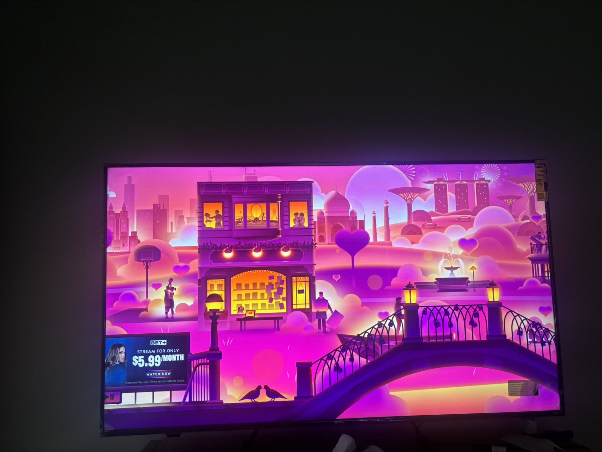 65inch Onn Tv 200$