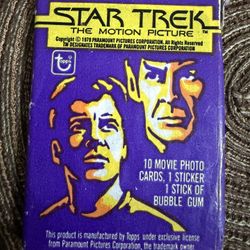  Vintage Star Trek Cards New Sealed 