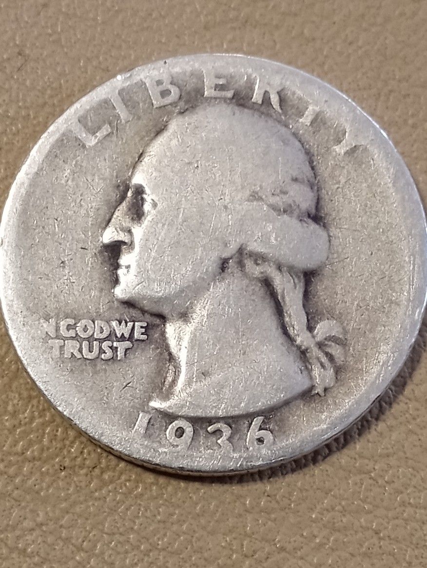 1936 Silver Quarter