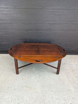 Vintage Mahogany Butler's Tray Coffee Table