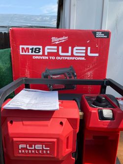 New cordless Milwaukee air compressor