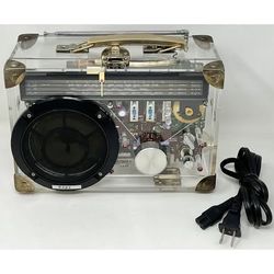 READ - RARE Vintage Dapy Lucite Portable FM/LW/MW Lunch Box Radio - NO LIGHT