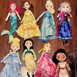 Disney Princess Plush dolls