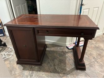 Solid wood desk