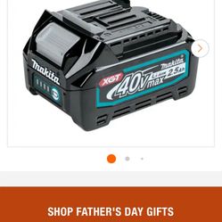 Makita 40 Volt 2.5 Amp/hour Battery