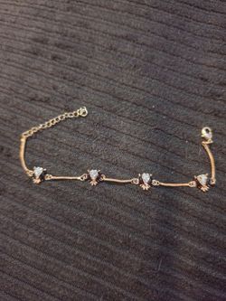 Gold plated ladybug bracelet