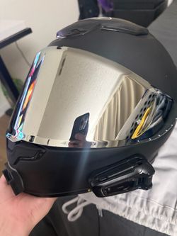 SHOEI RF-1400 Helmet + Cardo Packtalk Black