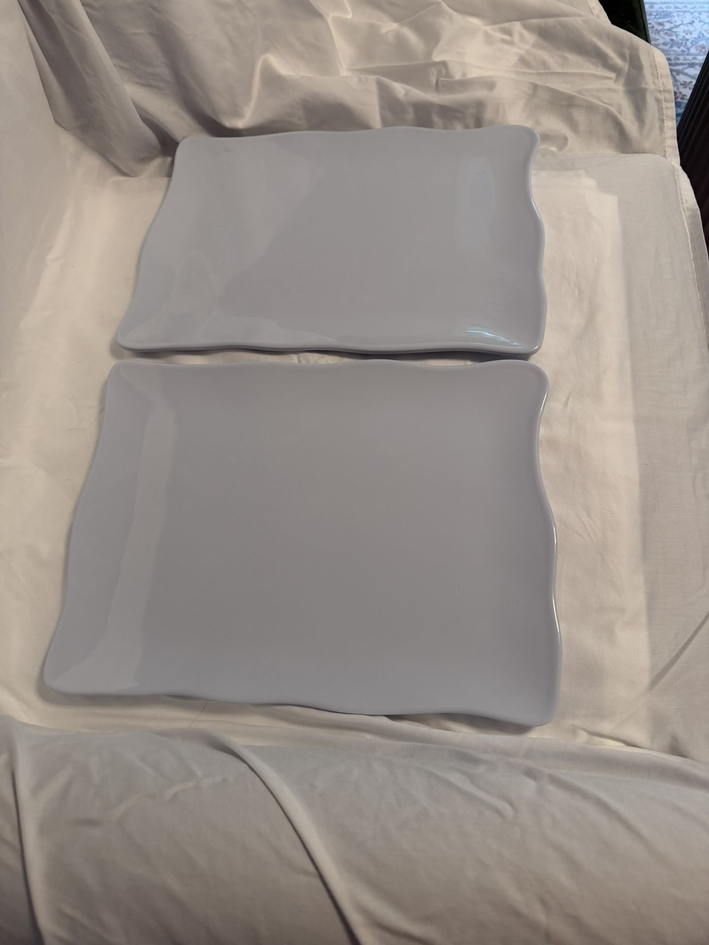 White Serving Trays (four)