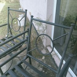 2 Iron Chairs $30