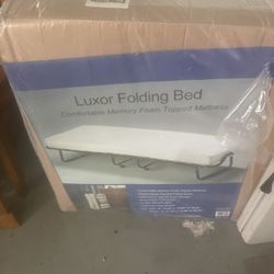 New In Boxes **Twin folding frame with Mattress brand new in the box- Retails for more- I have two of these-or Dining Rm Table & Chairs Set- Real Wood