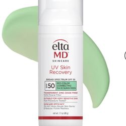 EltaMD UV Skin Recovery Red Color Correcting Green Tint Broad Spectrum SPF 50