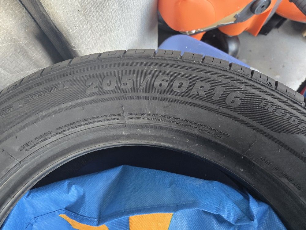 2 x 205/60R16 Tires