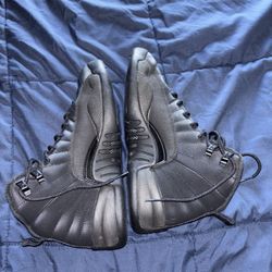 Air Jordan 12 Winterized ‘Triple Black’ GS – Size 6.5Y – New With Slight Defects