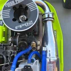 Flashpoint FP02 Nitro Engine And Pipe Combo 