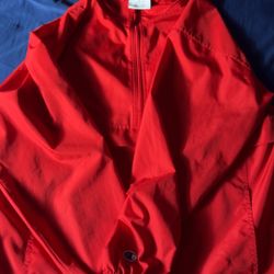 Red Champion Windbreaker 